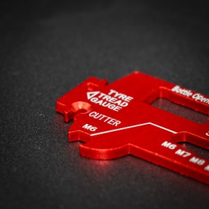 Ford Bronco Multi Functional Tool - Anodized Red